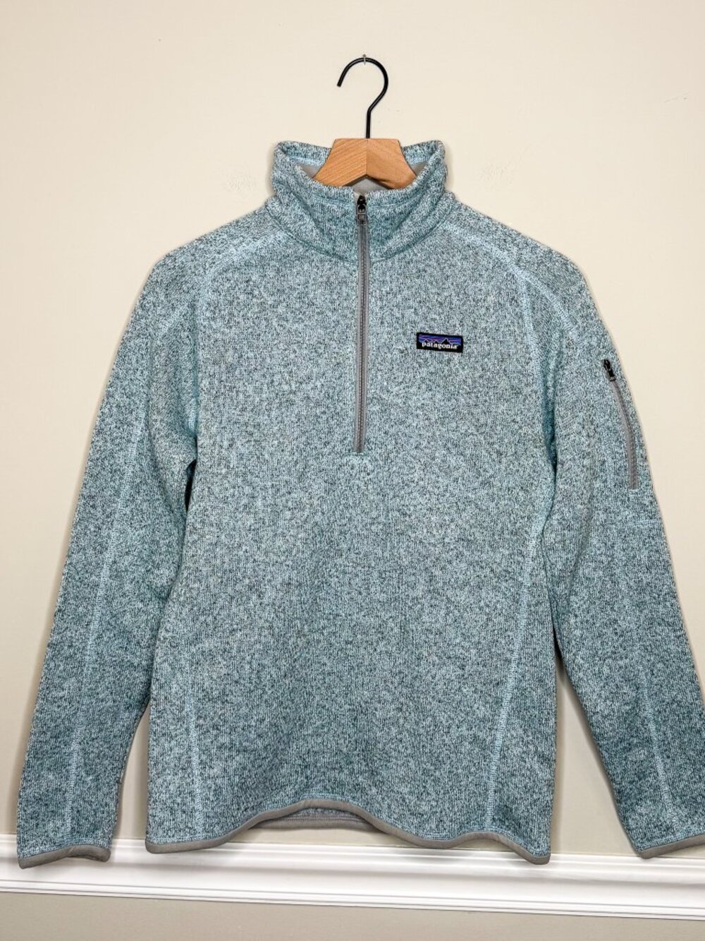 Patagonia Better Sweater Light Blue 1/4 Zip